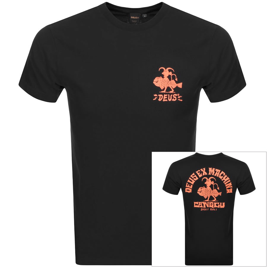 Alternative Image for ProductDeus Ex Machina Devil Canggu Logo T Shirt Black1